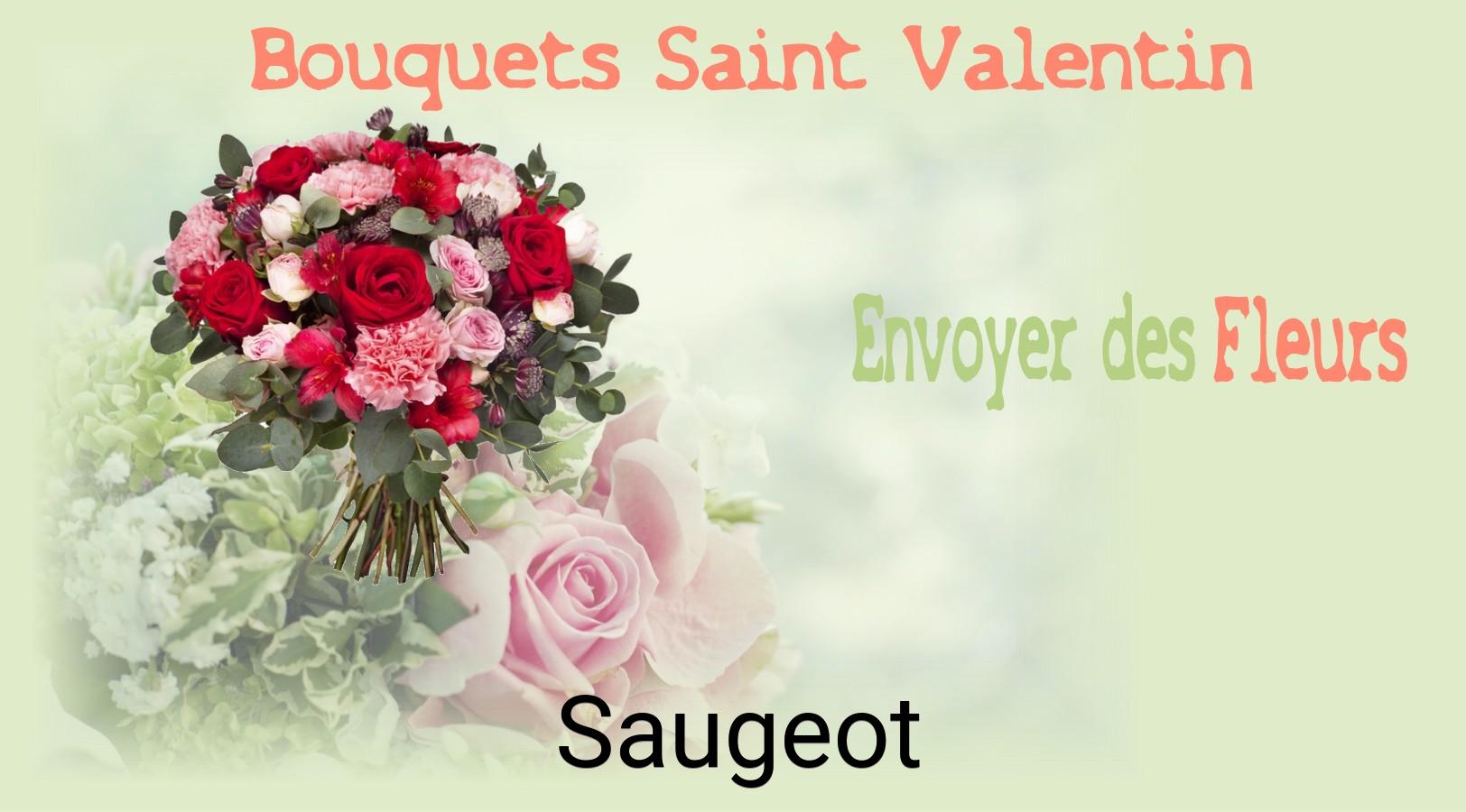Roses de Saint-Valentin livrées à Saugeot